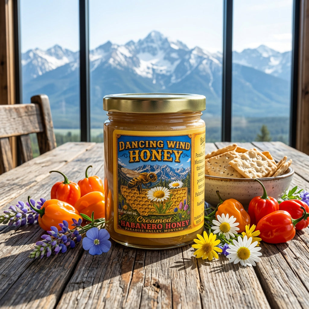 Dancing Wind Creamed Habanero Honey
