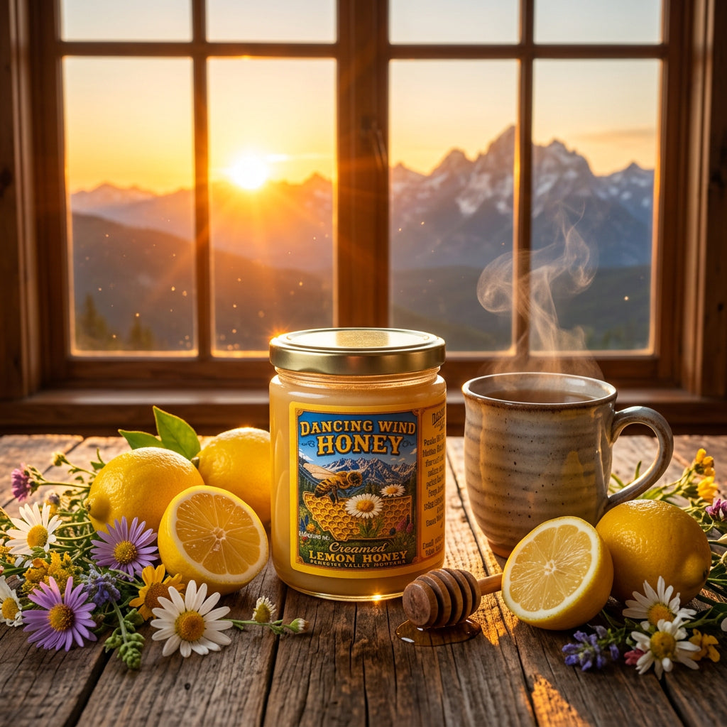Dancing Wind Creamed Lemon Honey