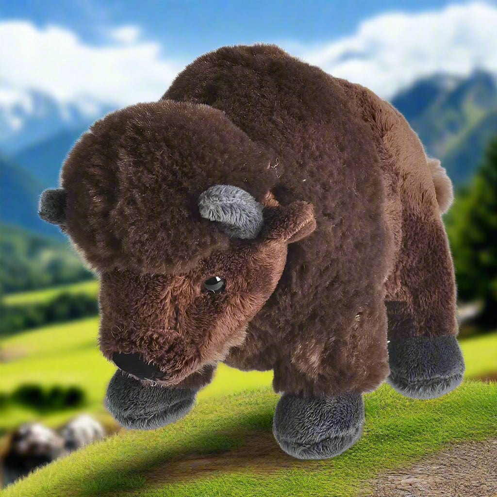 Cuddlekins-Mini Bison Stuffed Animal 8"