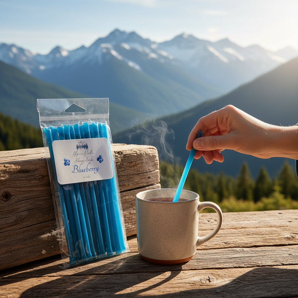 Alpine Peaks Blueberry Honey Sticks - Pack of 12