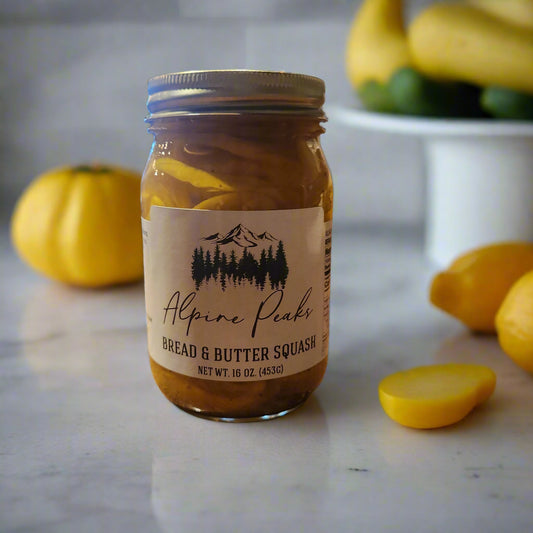 Alpine Peaks Bread & Butter Squash Pickles