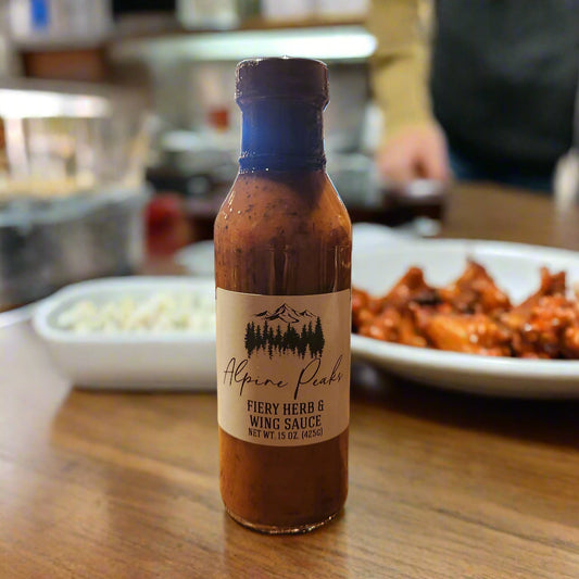 Alpine Peaks Fiery Herb & Wing Sauce