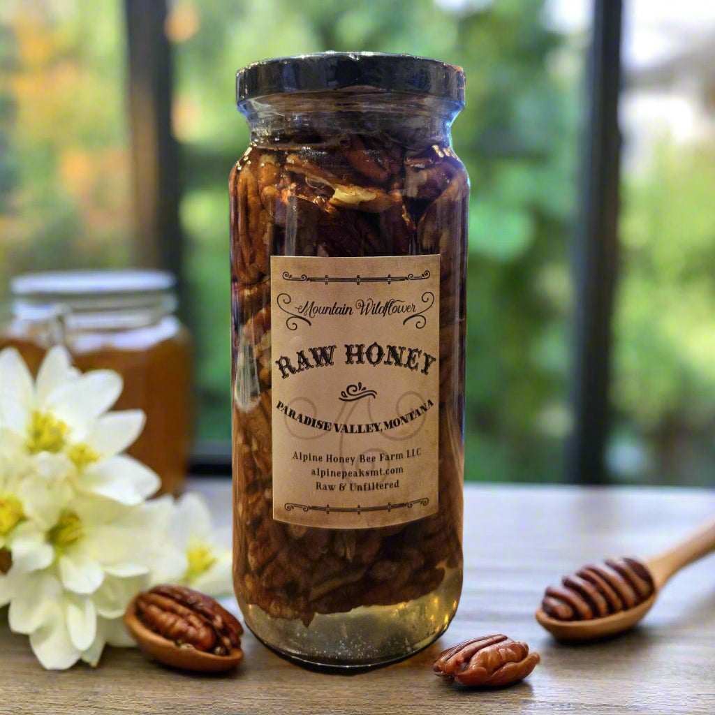 Alpine Peaks Mountain Wildflower Honey & Pecans