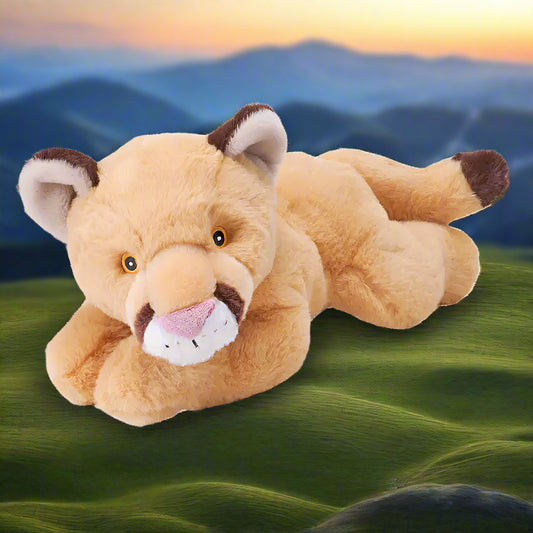 Ecokins Mountain Lion Stuffed Animal 12"