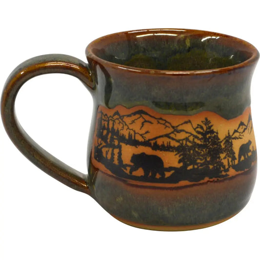 Handcrafted Pottery - Bearwrap Mug 14 oz