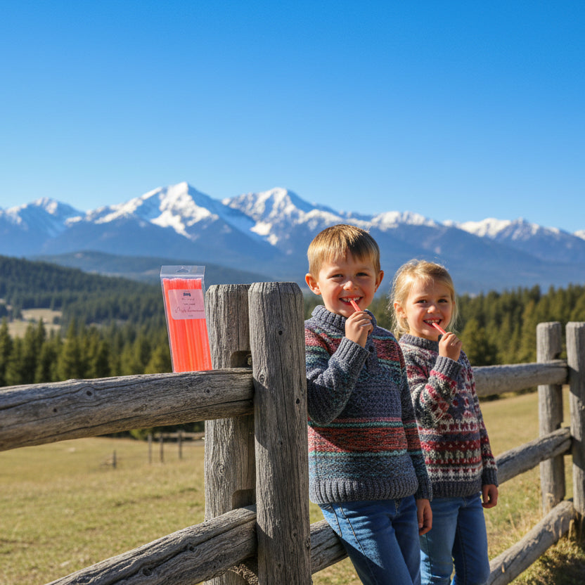 Alpine Peaks Pink Lemonade Honey Sticks - Pack of 12