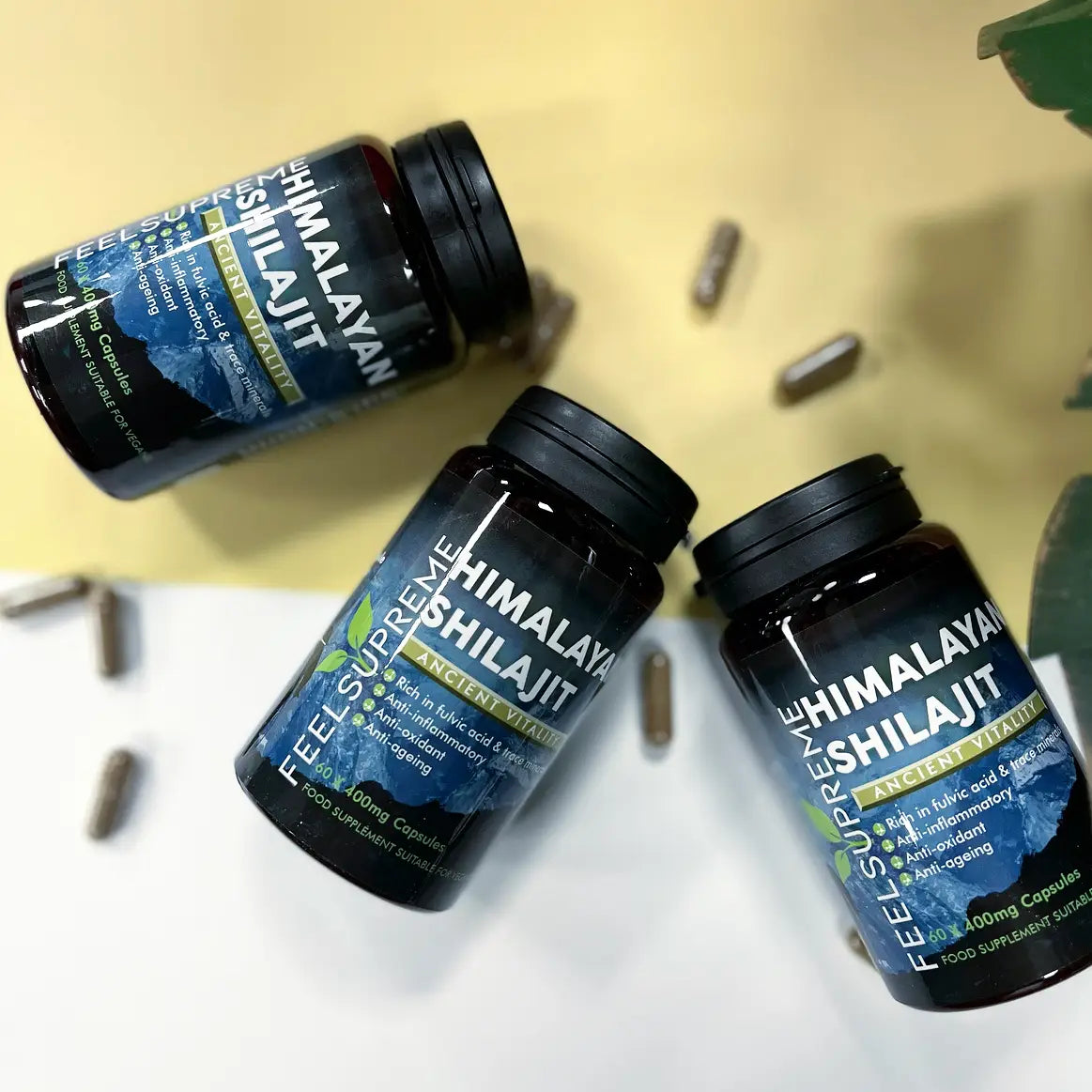 Himalayan Shilajit Capsules - Pure, Natural Energy & Stamina