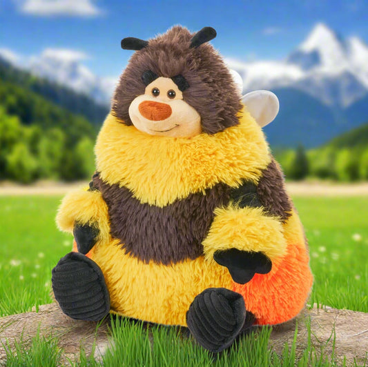 Snuggleluvs Bee Weighted Stuffed Animal 15"