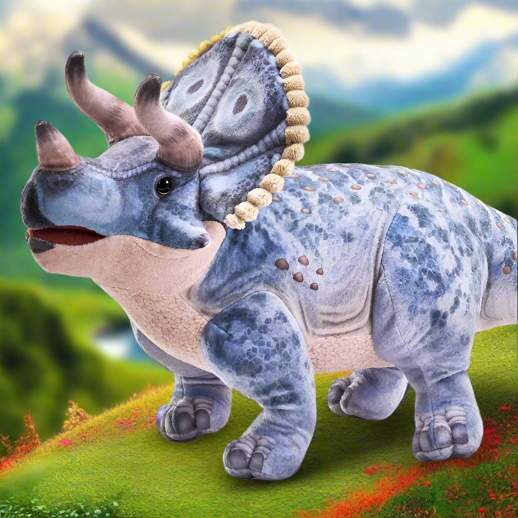 Artist-Dino Triceratops Stuffed Animal 15"