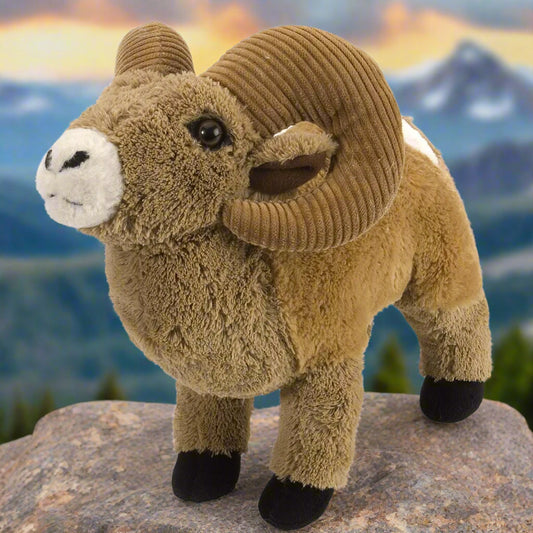 Cuddlekins Big Horn Stuffed Animal 12"