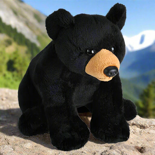 Wild Calls Black Bear Stuffed Animal W Sound 8"