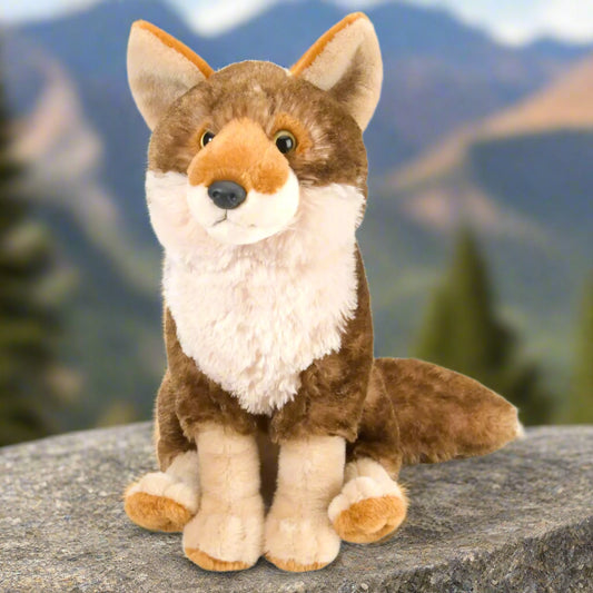 Cuddlekins Coyote Stuffed Animal 12"