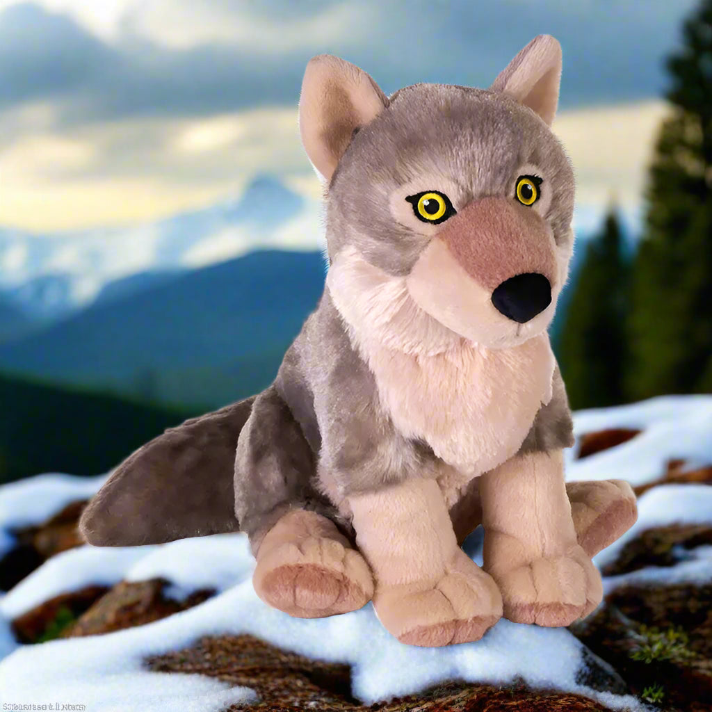 Cuddlekins-Eco-Wolf Stuffed Animal 12"