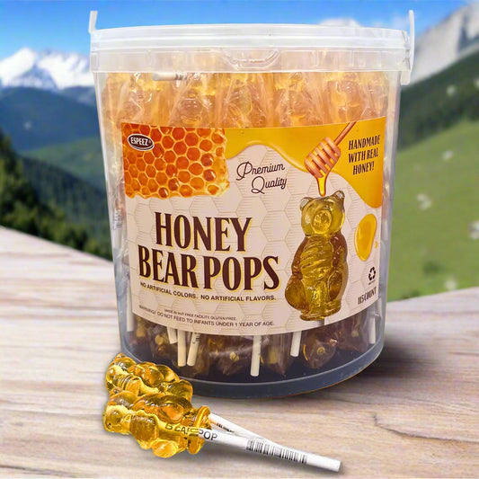 Honey Bear Pops - Honey Lollipop