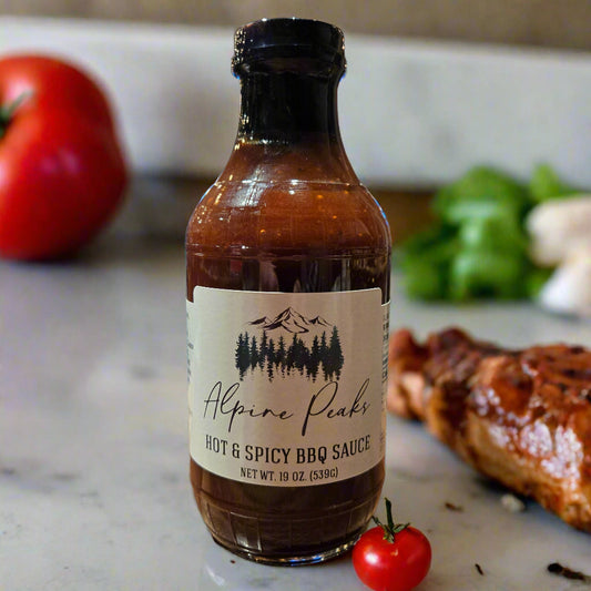 Alpine Peaks Hot & Spicy BBQ Sauce