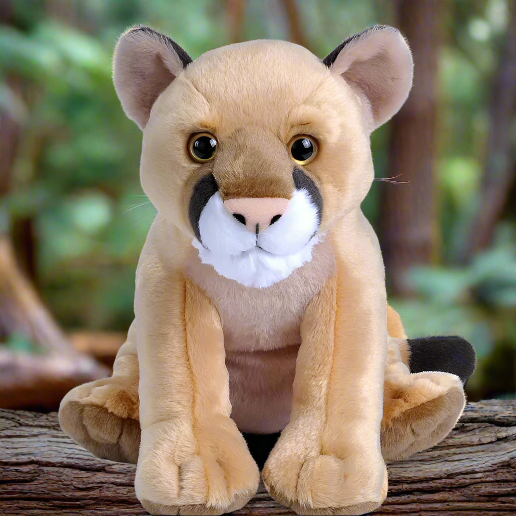 Cuddlekins Mountain Lion Stuffed Animal 12"