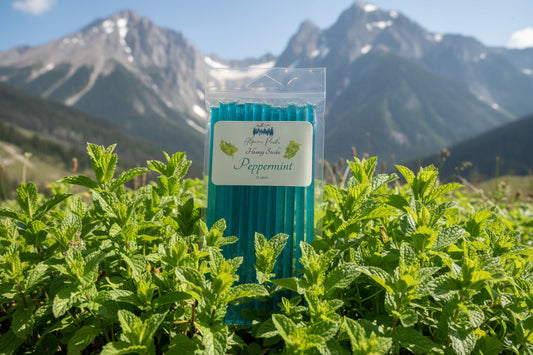 Alpine Peaks Peppermint Honey Sticks - Pack of 12
