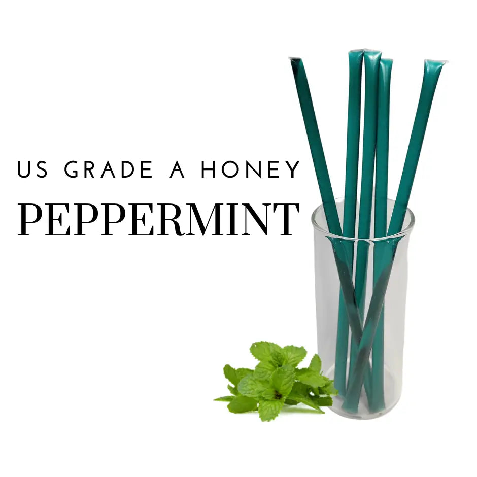 Peppermint Honey Sticks - Pack of 12