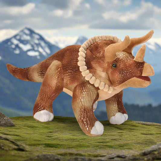 Dinosauria Triceratops Stuffed Animal 17"