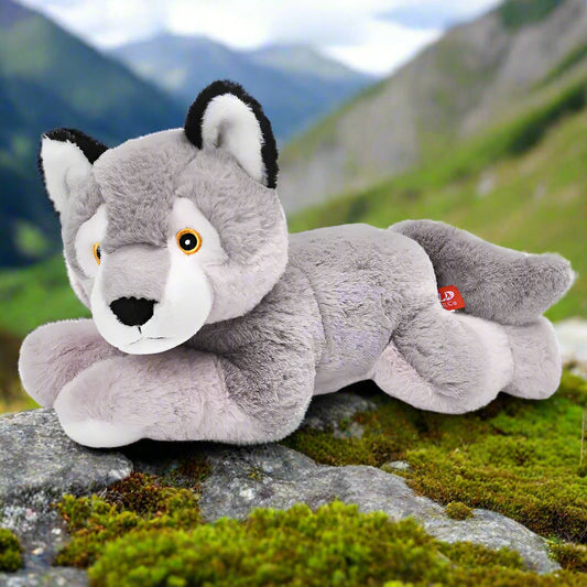 Ecokins Wolf Stuffed Animal 12"