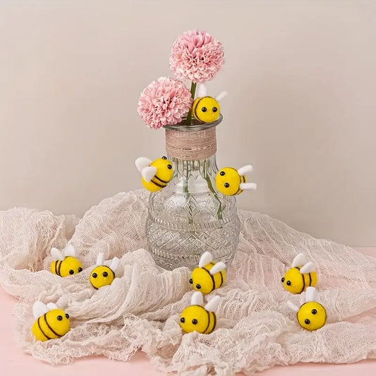 Wool Felt Honey Bee