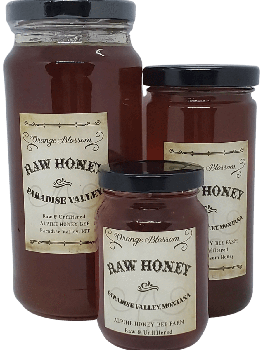 raw honey bottles