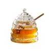 glass honey jar