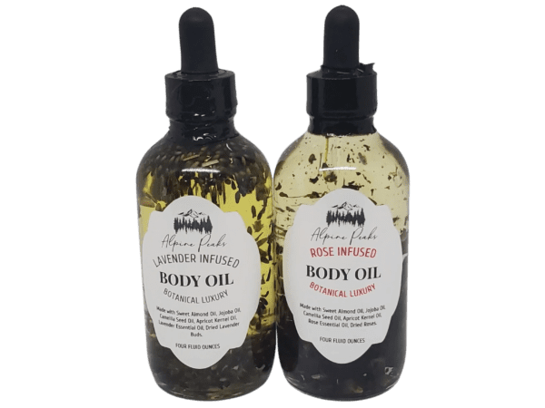 bottles of body oil