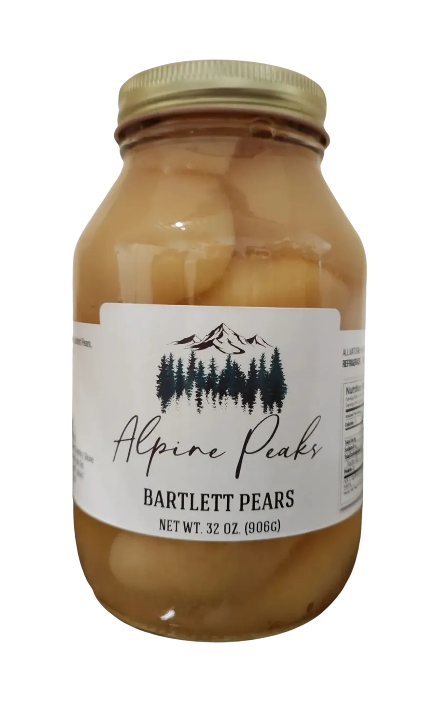 bartlett pears in a jar