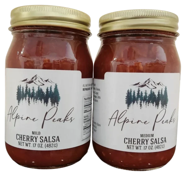 mild and medium cherry salsa