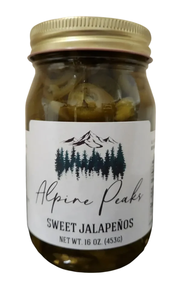 sweet jalapenos in a jar