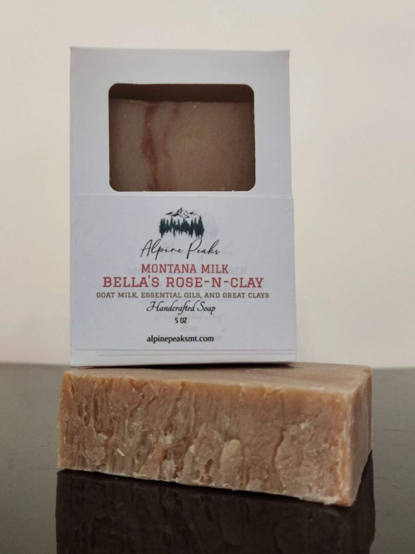 montana milk bella’s rose and clay soap