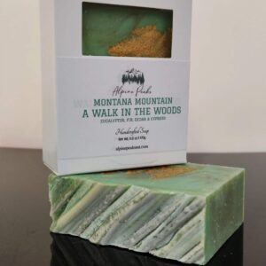 montana mountain a walk in the woods soap