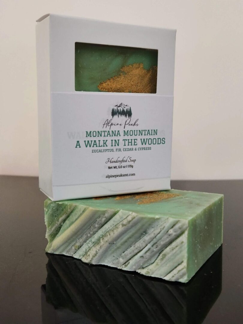 montana mountain a walk in the woods soap