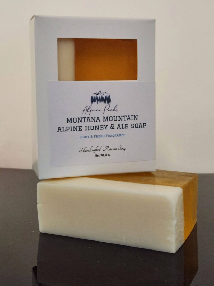 montana mountain alpine honey and ale soap