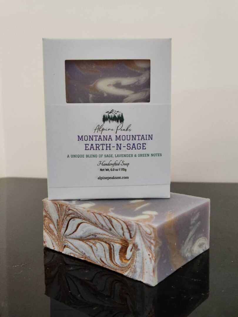 montana mountain earth and sage lavender soap