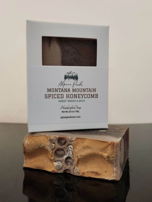 montana mountain spiced honeycomb soap